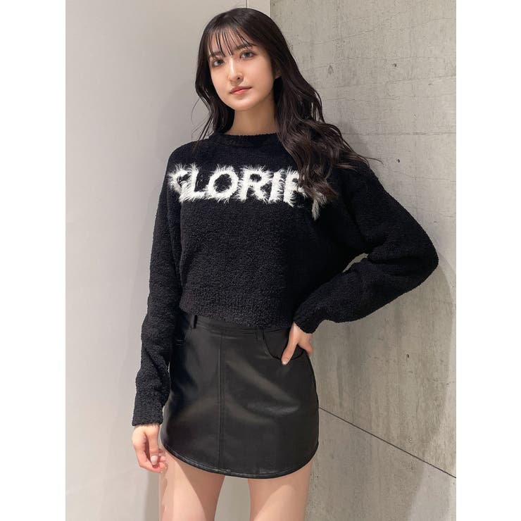 GLORIFYモールニットLOOSEトップス | GYDA | 詳細画像17 