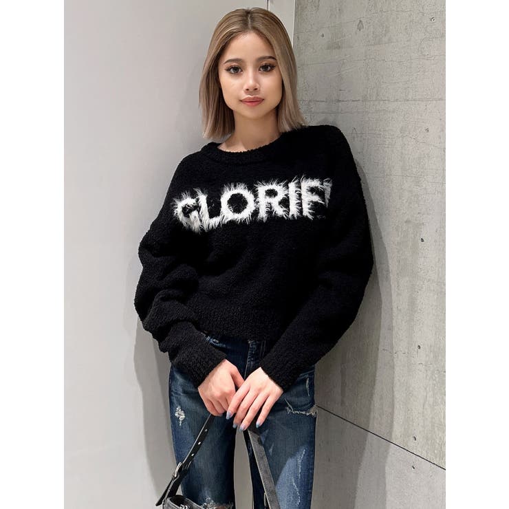 GLORIFYモールニットLOOSEトップス | GYDA | 詳細画像32 