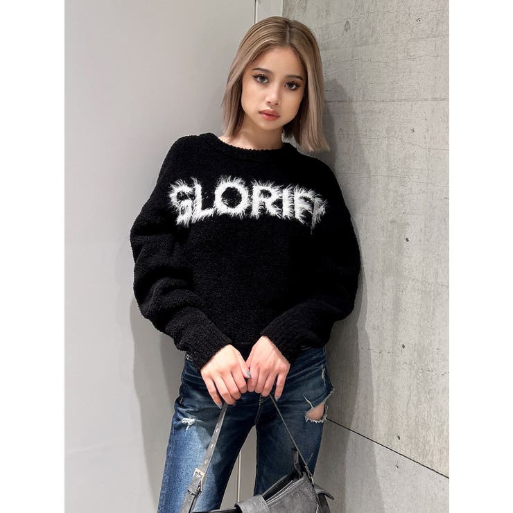 GLORIFYモールニットLOOSEトップス[品番：MKSW0059738]｜GYDA