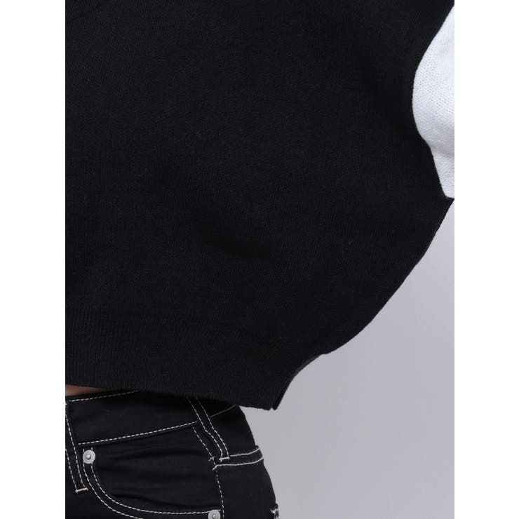 2wayスリーブラインＶネックニットトップス | GYDA | 詳細画像21 