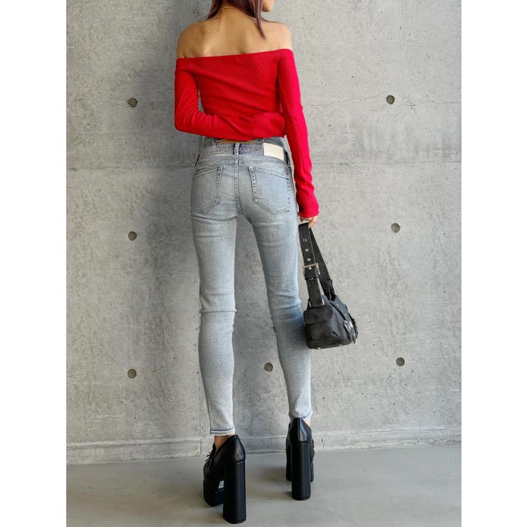 【TINY】オフショルリボンニットトップス | GYDA | 詳細画像35 