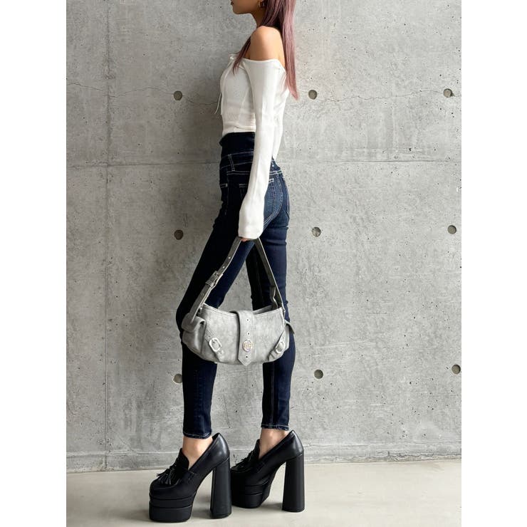 【TINY】オフショルリボンニットトップス | GYDA | 詳細画像41 