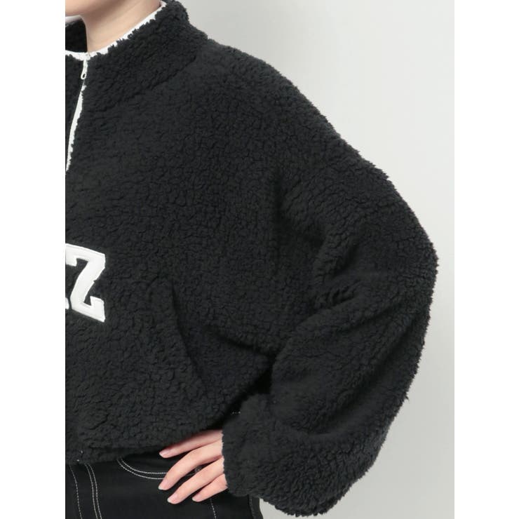 PAZハーフZIPボアショートトップス | GYDA | 詳細画像24 