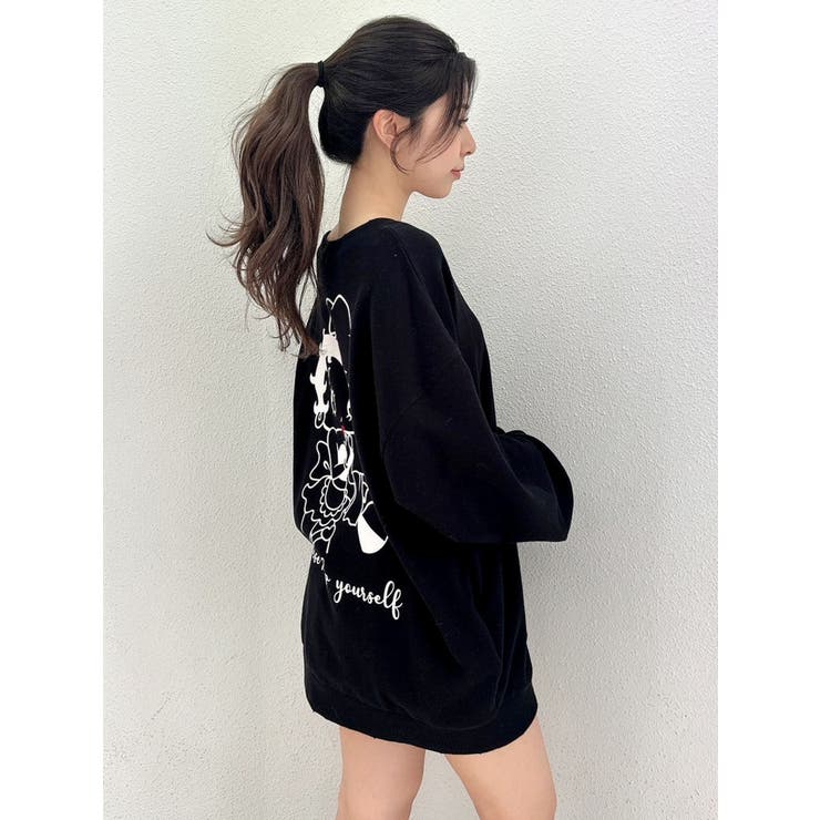 BETTY×GYDA Coffee BIGスウェットトップス[品番：MKSW0059750