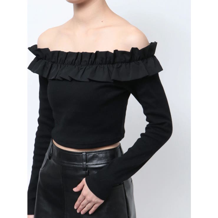 フリルリブトップス | GYDA | 詳細画像20 