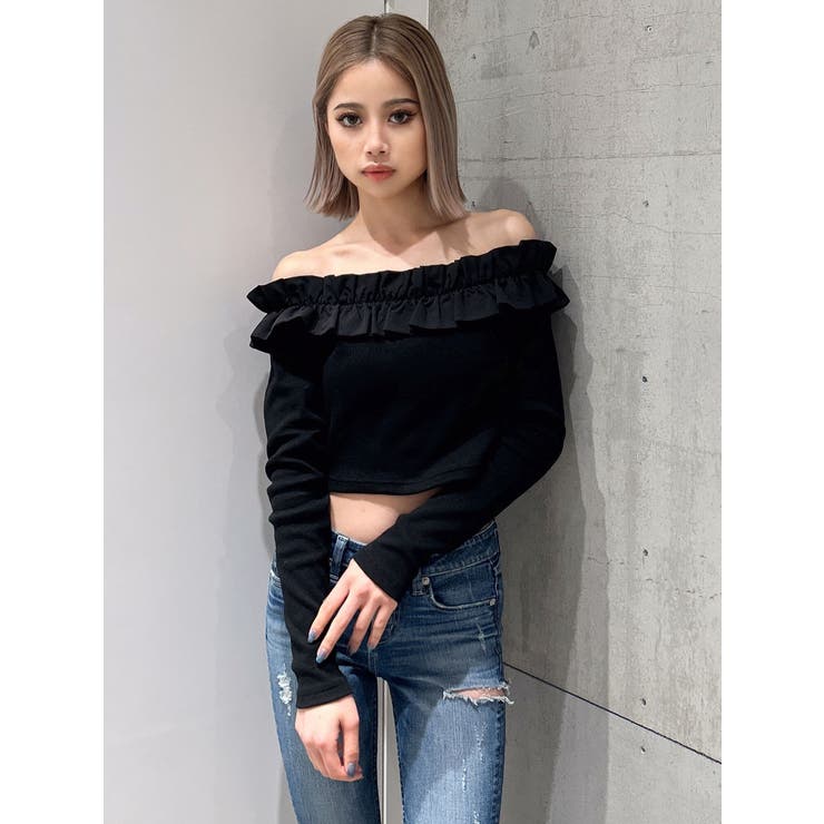 フリルリブトップス | GYDA | 詳細画像26 