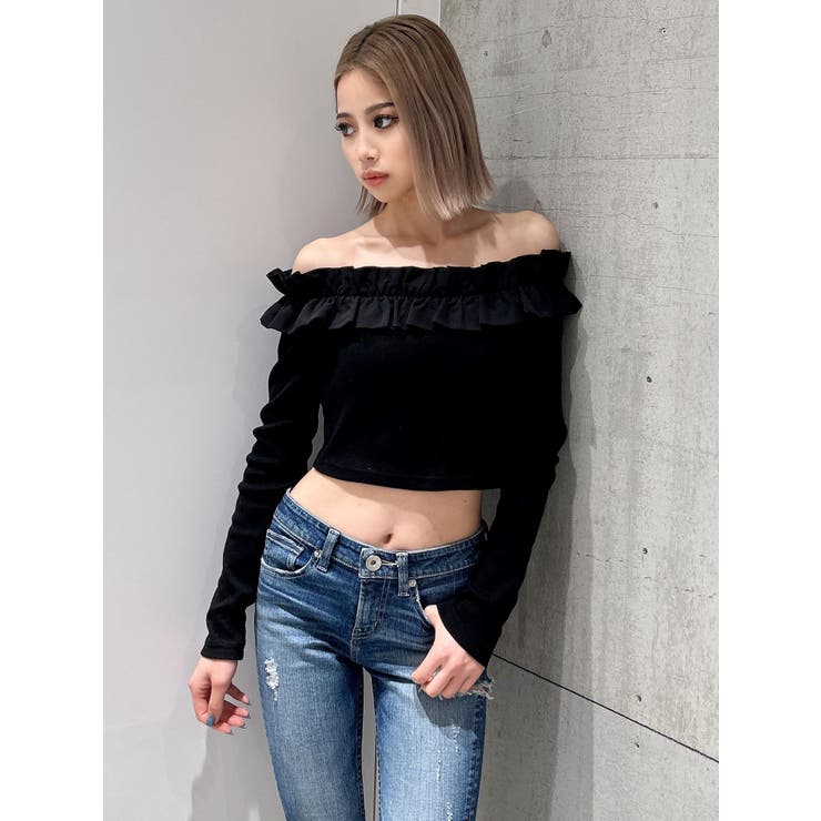 フリルリブトップス | GYDA | 詳細画像27 