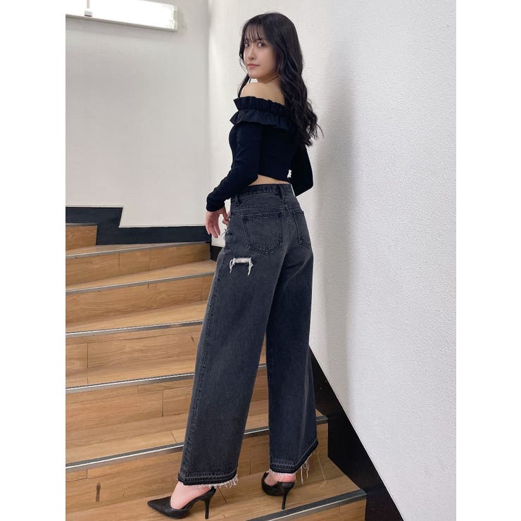 フリルリブトップス | GYDA | 詳細画像5 