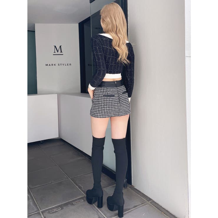 ツイードライクエンブレムニットカーディガン | GYDA | 詳細画像16 