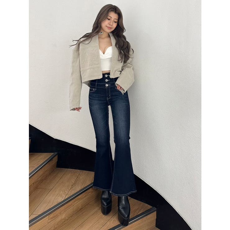 フェイクスウェードエンボスブルゾン | GYDA | 詳細画像17 