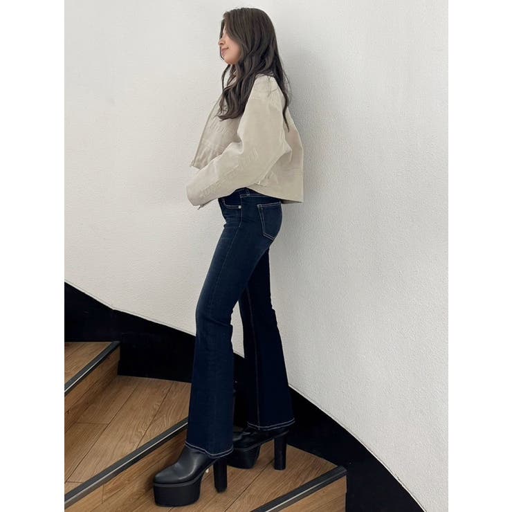 フェイクスウェードエンボスブルゾン | GYDA | 詳細画像19 