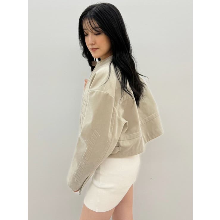 フェイクスウェードエンボスブルゾン | GYDA | 詳細画像20 