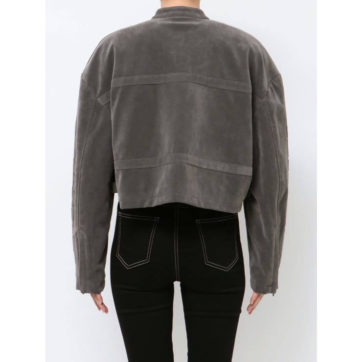 フェイクスウェードエンボスブルゾン | GYDA | 詳細画像38 