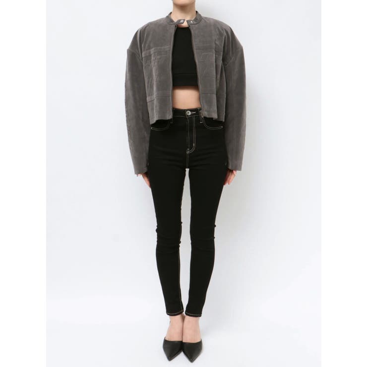 フェイクスウェードエンボスブルゾン | GYDA | 詳細画像44 