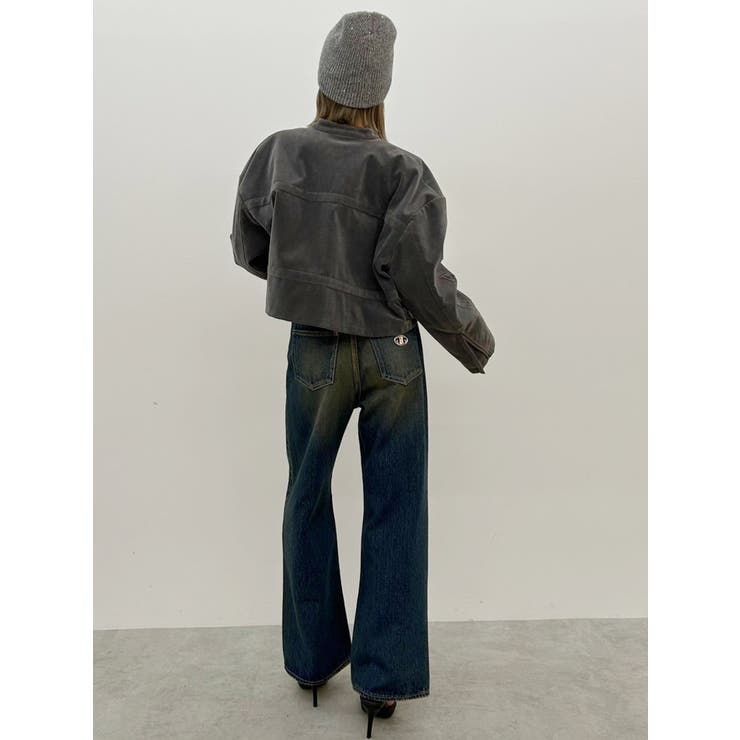 フェイクスウェードエンボスブルゾン | GYDA | 詳細画像7 