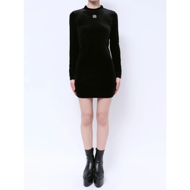 GYGYラインストーンプチハイベロアワンピース | GYDA | 詳細画像29 