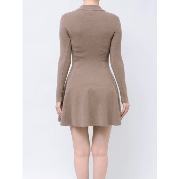 【TINY】ボトルネックニットフレアワンピース | GYDA | 詳細画像18 