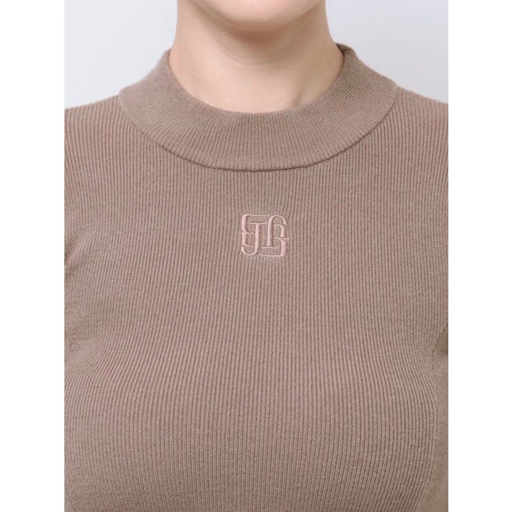 ボトルネック太リブフレアワンピース Mila Owen（ミラオーウェン）の「ボトルネック太リブフレアワンピース