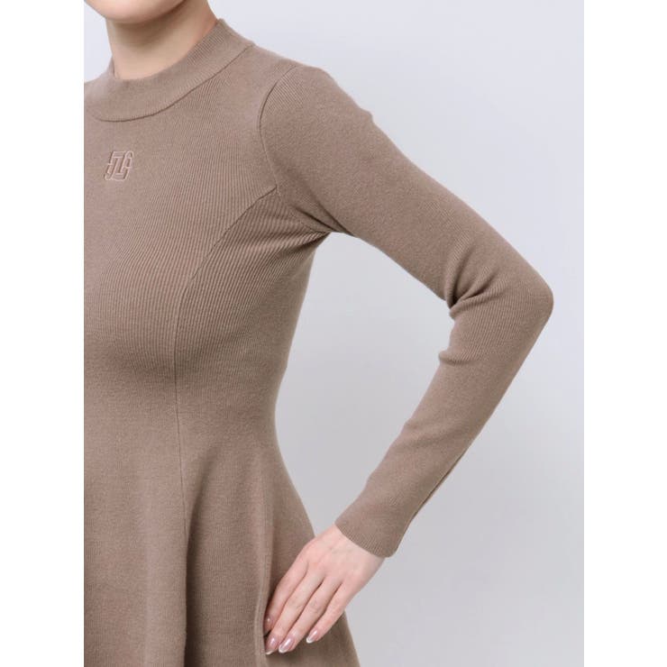 【TINY】ボトルネックニットフレアワンピース | GYDA | 詳細画像20 