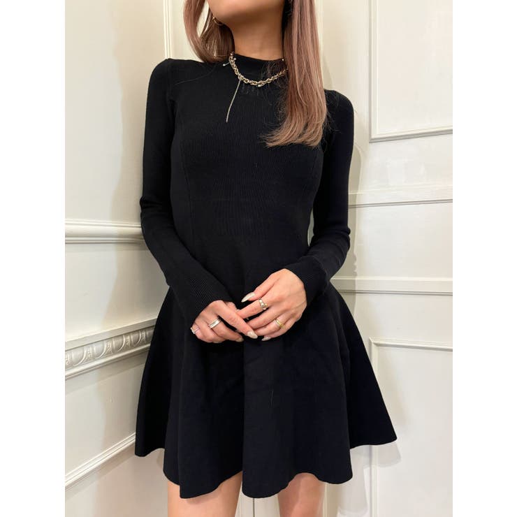 【TINY】ボトルネックニットフレアワンピース | GYDA | 詳細画像3 