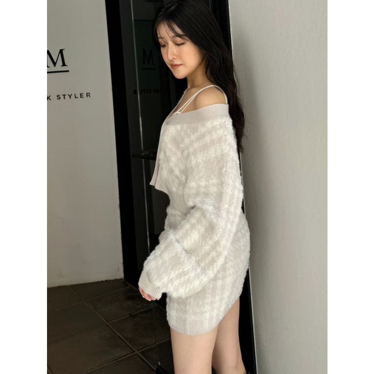 シャギーCHECK PATTERN MIXニットスカートライクショートパンツ【S… | GYDA | 詳細画像35 