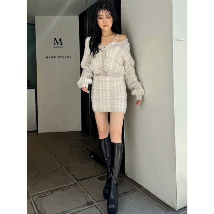 シャギーCHECK PATTERN MIXニットスカートライクショートパンツ【S… | GYDA | 詳細画像37 