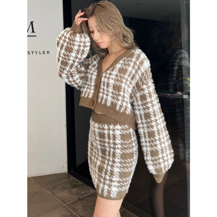 シャギーCHECK PATTERN MIXニットスカートライクショートパンツ【S… | GYDA | 詳細画像41 