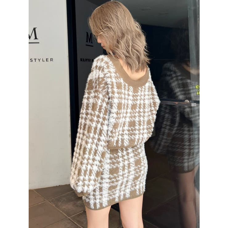 シャギーCHECK PATTERN MIXニットスカートライクショートパンツ【S… | GYDA | 詳細画像42 