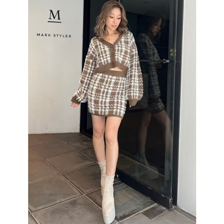 シャギーCHECK PATTERN MIXニットスカートライクショートパンツ【S… | GYDA | 詳細画像43 