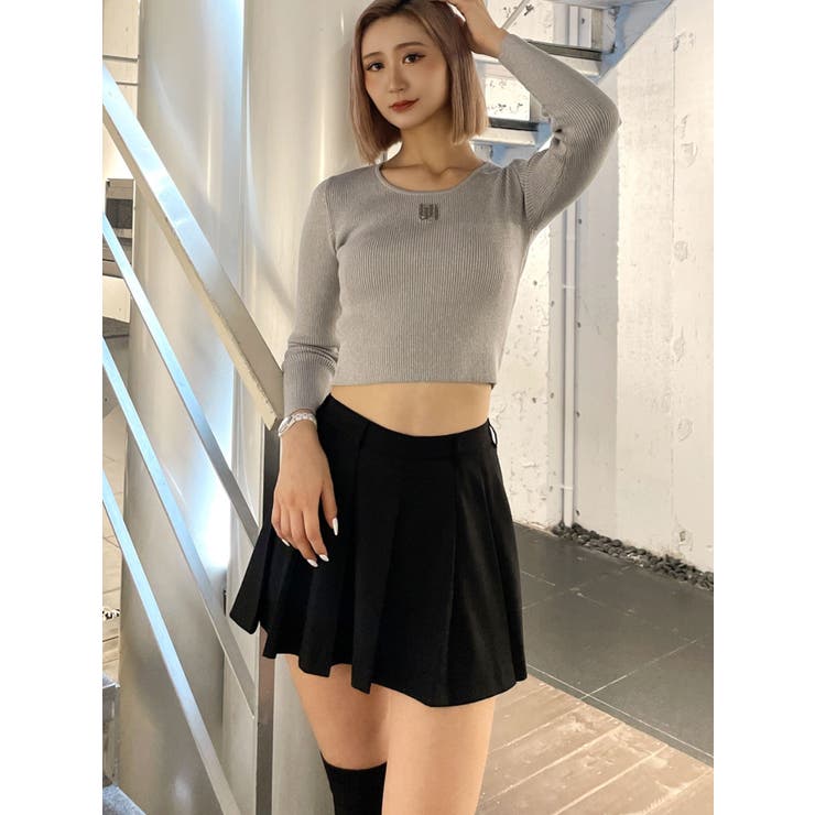 NEWベルトSETプリーツスカートライクショートパンツ | GYDA | 詳細画像40 