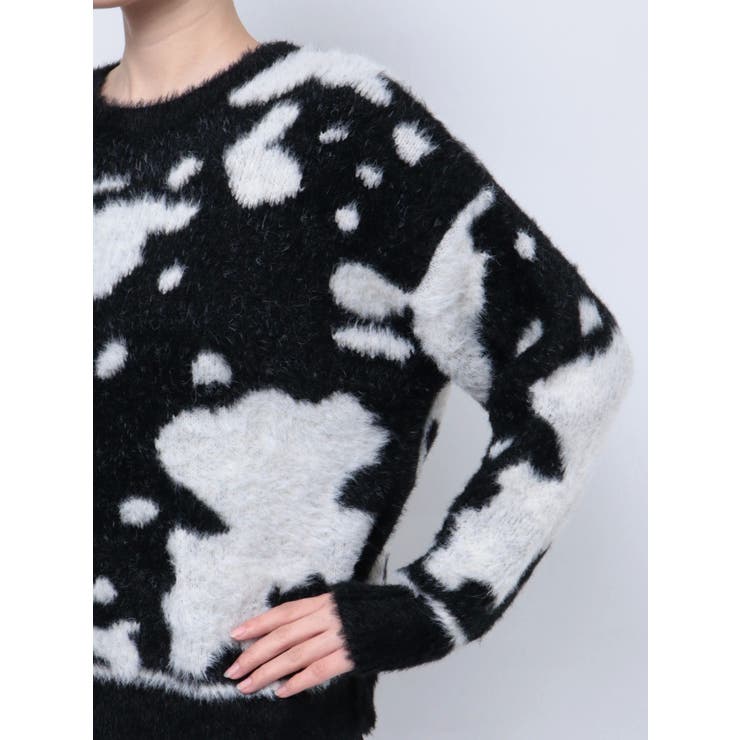 【SHOPLIST限定】カウスポットシャギーニットトップス | GYDA | 詳細画像20 