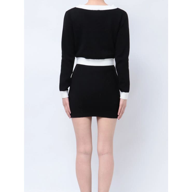 Symmetry GYDAバイカラーアンサンブルワンピース | GYDA | 詳細画像27 