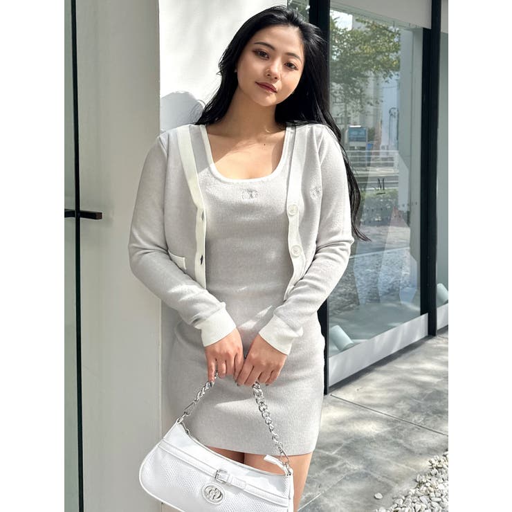 Symmetry GYDAバイカラーアンサンブルワンピース | GYDA | 詳細画像41 