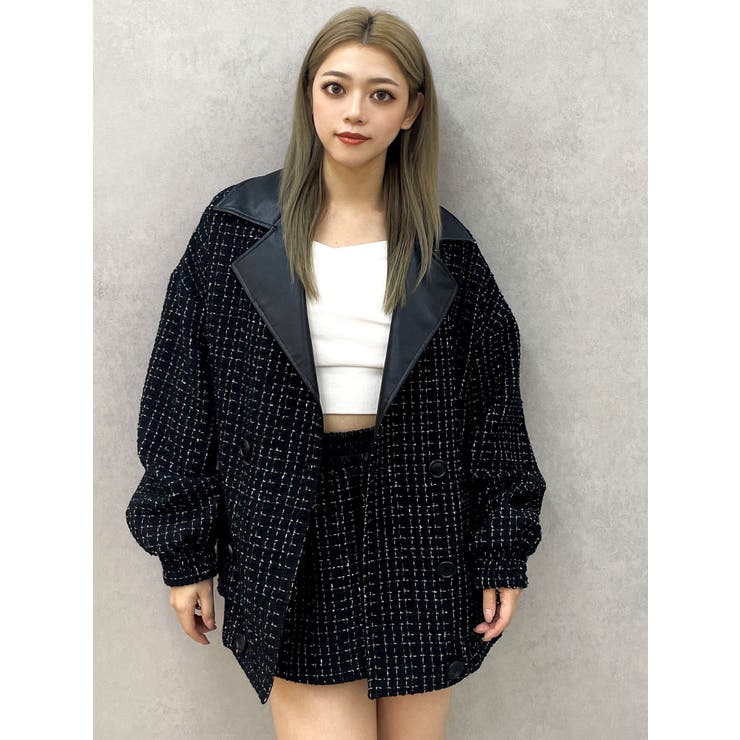 ツイード異素材スカートライクショートパンツ【SETUP着用可】 | GYDA | 詳細画像23 