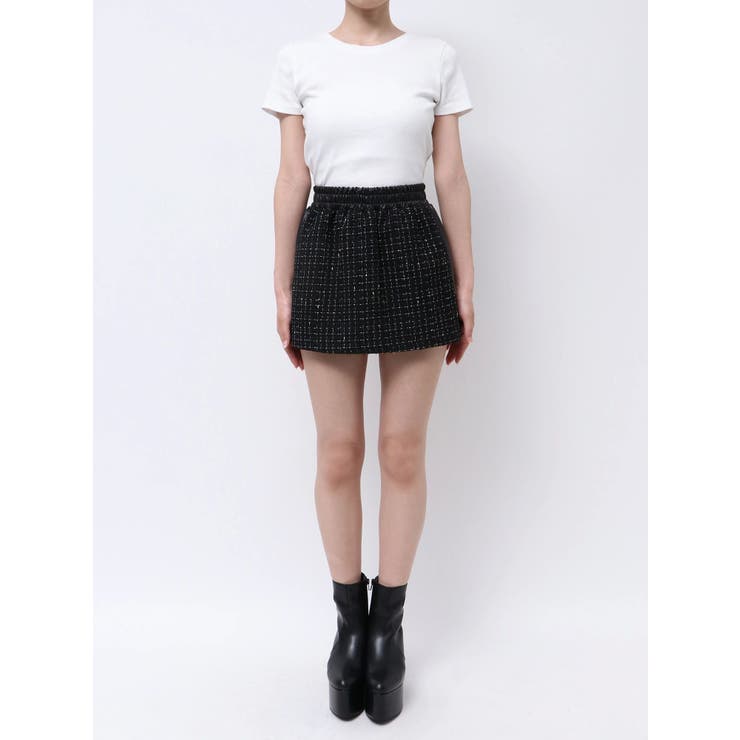 ツイード異素材スカートライクショートパンツ【SETUP着用可】 | GYDA | 詳細画像37 