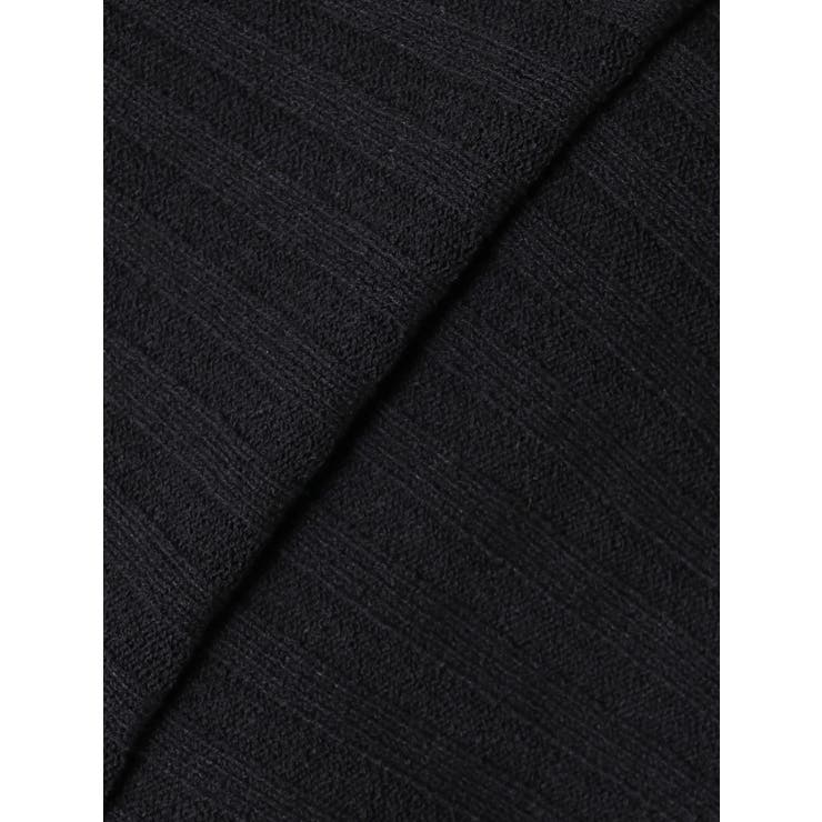 チョーカー付きBACKオープンニットトップス[品番：MKSW0062449