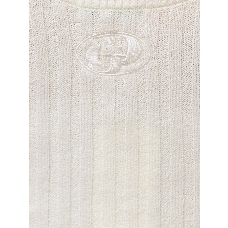 チョーカー付きBACKオープンニットトップス[品番：MKSW0062449