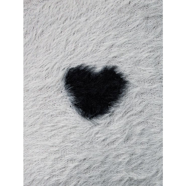 シャギージャカードheart ニットトップス | GYDA | 詳細画像25 