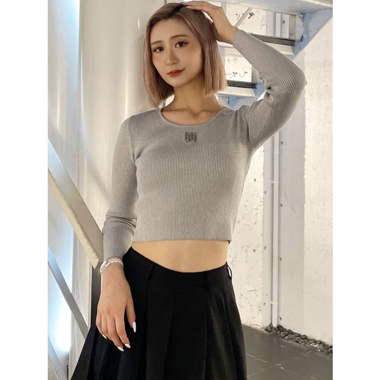 GYGYプレートニットトップス | GYDA | 詳細画像24 