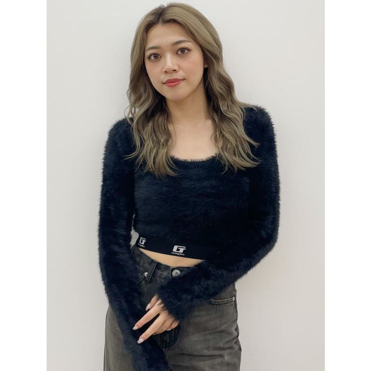 G noobgydiesシャギーニットトップス[品番：MKSW0061653]｜GYDA