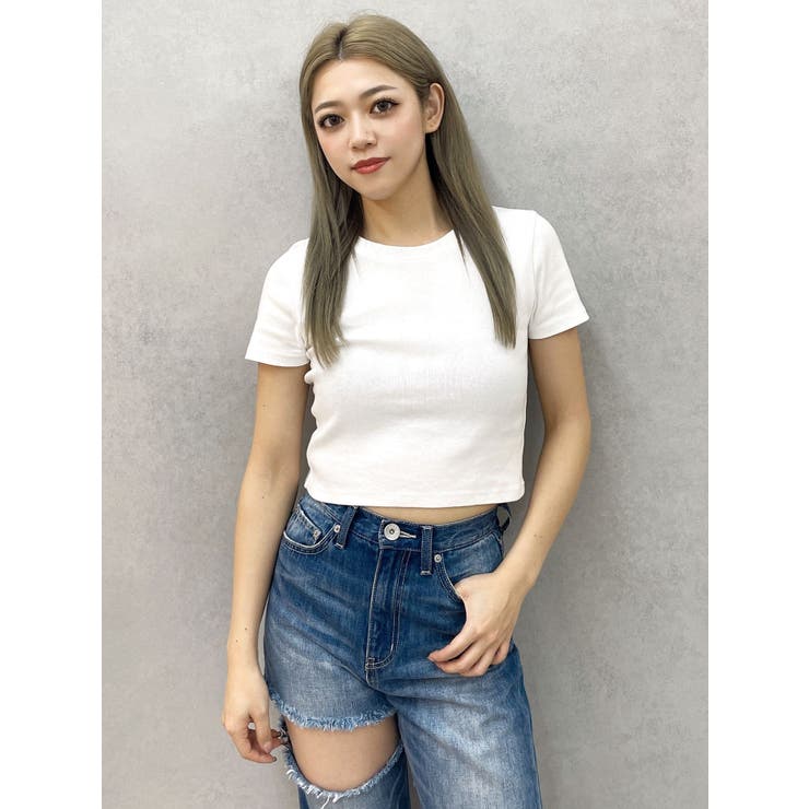 JEJIA 売れ筋商品|||ジェジア Tシャツ トップス レディース Tops Blue Ezick tシャツ Smooth fit ワンショルシアートップス レディース