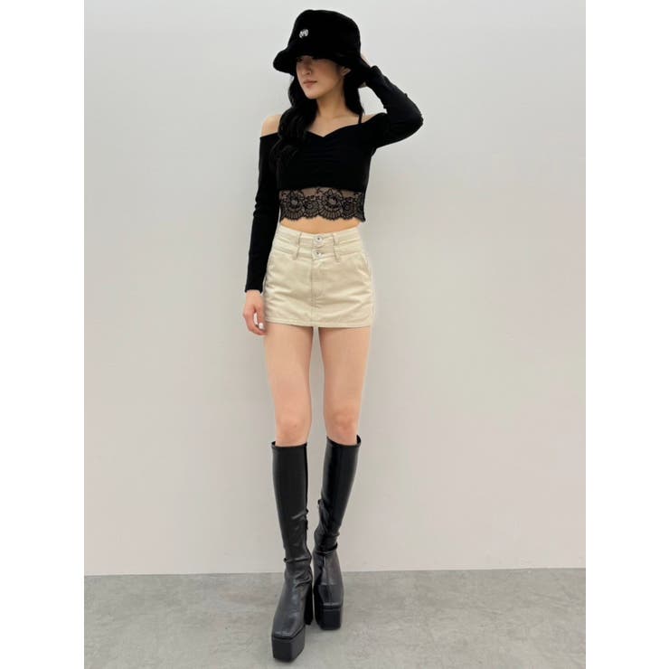 d.i.a - 【新品 未使用】ダイヤ  d.i.a  総レース  オフショル トップス イベントセール】 大きいサイズ レディース レース付きオフ