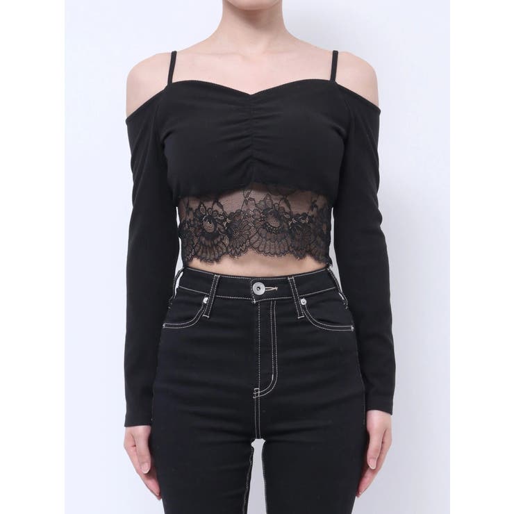 d.i.a - 【新品 未使用】ダイヤ  d.i.a  総レース  オフショル トップス イベントセール】 大きいサイズ レディース レース付きオフ