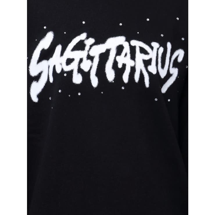 【新品✧】せいせいコラボ✩SAGITTARIUSラインストーンスウェットトップス せいせいコラボ】SAGITTARIUSラインストーンスウェットトップス