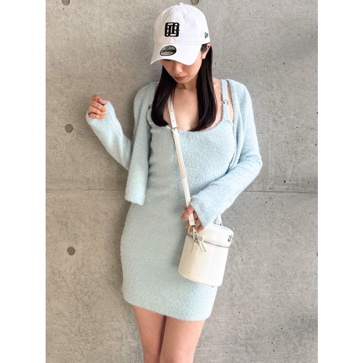 Symmetry GYDA embroideryシャギーニットカーディガン【SE… | GYDA | 詳細画像18 