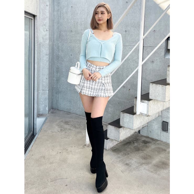 Symmetry GYDA embroideryシャギーニットカーディガン【SE… | GYDA | 詳細画像23 