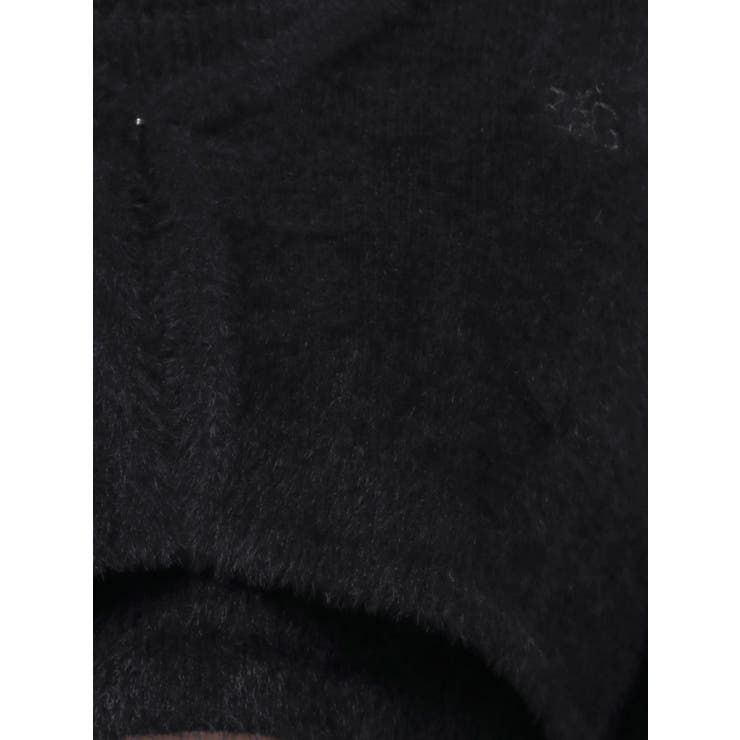 Symmetry GYDA embroideryシャギーニットカーディガン【SE… | GYDA | 詳細画像37 