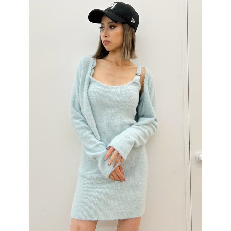 Symmetry GYDA embroideryシャギーニットカーディガン【SE… | GYDA | 詳細画像41 