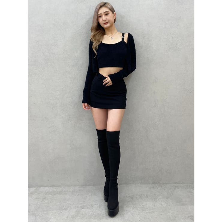 Symmetry GYDA embroideryシャギーニットカーディガン【SE… | GYDA | 詳細画像44 