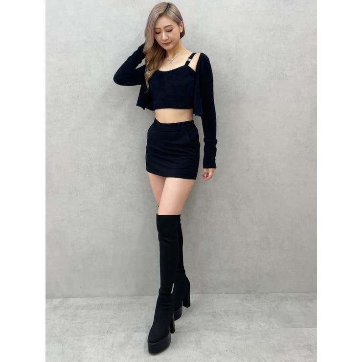 Symmetry GYDA embroideryシャギーニットカーディガン【SE… | GYDA | 詳細画像45 